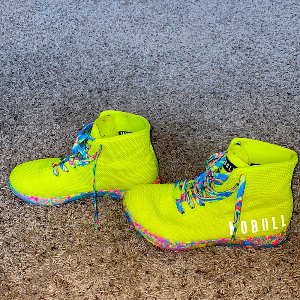 Nobull high top neon yellow